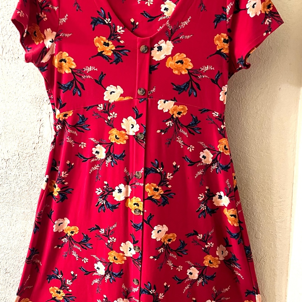 Junior mini dress Large. Like new. Super soft brushed cotton. Great 4 vacation!